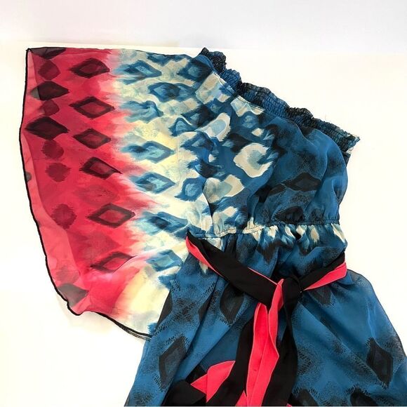 Twenty-Six Women’s Cold Shoulder Belted Maxi Dress Size 3 - Picture 5 of 9